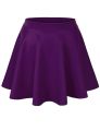 Women’s Silk Flared Mini Skirt – Soft Shiny Fabric Short Skirt for Chic and Casual Outfits. 