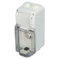 German Waterproof Outlet IP66 Weatherproof In Use Socket Toggle Switch 16A 250V. 
