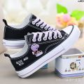 Junior High School Girls' Shoes Women's Versatile Student Canvas Shoes Women 2024 New Autumn Women Older Children's Sneakers Cloth Sports Shoes. 