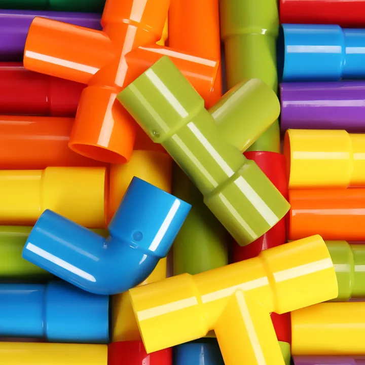 Children's%20pipe%20building%20block%20toys%20assembly%20puzzle%20puzzle%20plastic%20water%20pipe%20baby%203%20years%20old%20kindergarten%20interactive%20DIY%20toys%20-%20Image%202