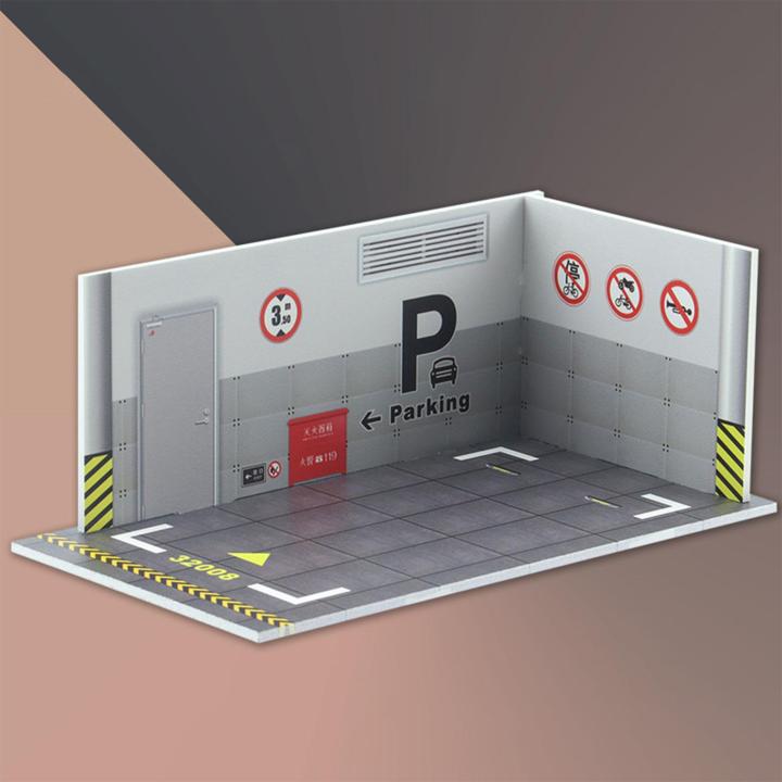 1/32%20Scale%20Die-cast%20Car%20Garage%20Display%20Stand,%20Thick%20PVC%20Mini%20Car%20Garage%20Scene%20for%201:32%20Model%20Car%20Parking%20Space,%208.03x4.57x3.23inch%20-%20Image%204