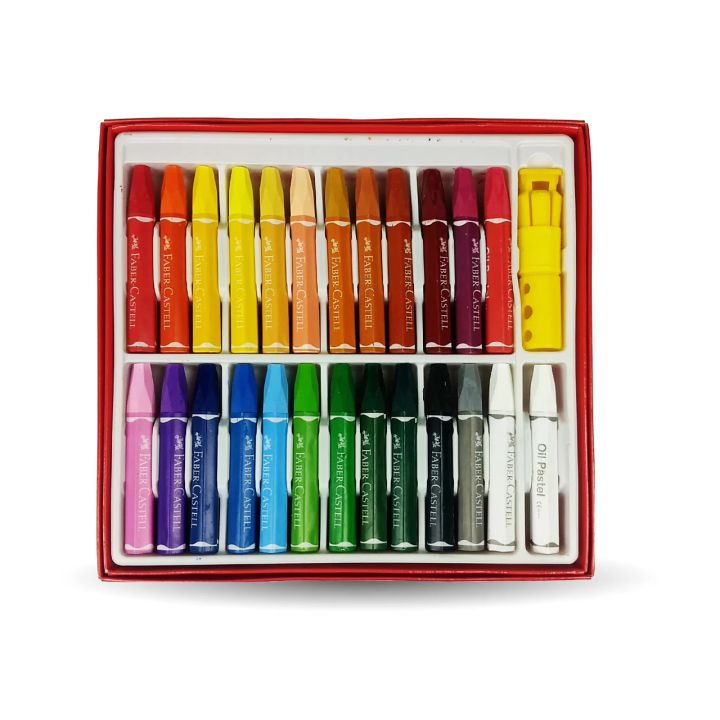 Fabeer-Casteell%20Oil%20Pastels%20for%20drawing%2024%20Color%20+%201%20Color%20extra%20same%20as%20picture%20-%20Image%203