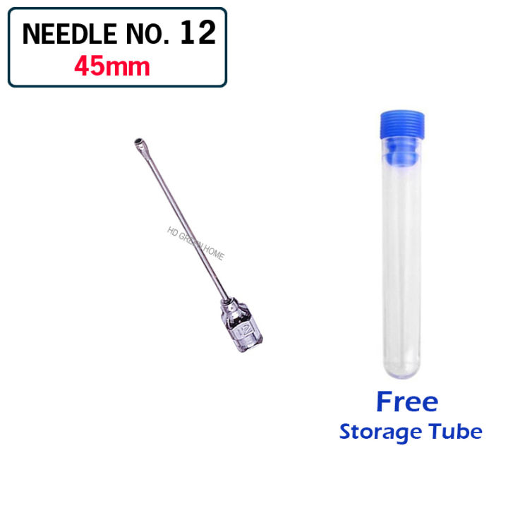 Needle No.12 45mm Feeding Gavage Needle Animal Corp Needles for Mice Rat Small Birds