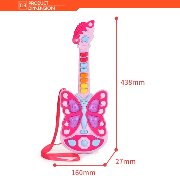 Kids%20Plastic%20Guitar%20Toy%20Musical%20Instrument%20Piano%20Guitar%20with%20Light%20&%20Music%20-%20Image%206