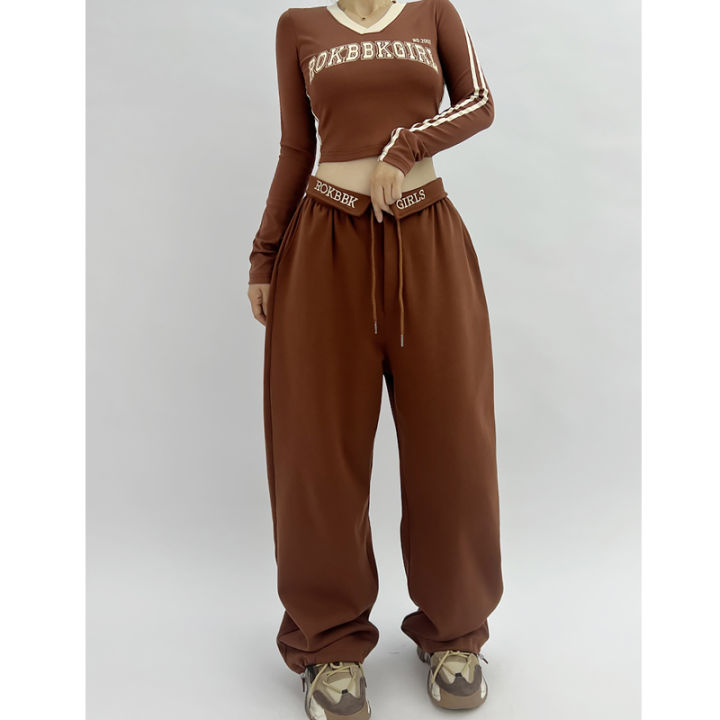 ROKBBK-K/Rokbbk-K%20Street%20DancehiphopJazz%20DancejazzPants%20Women's%20Hop%20Loose%20Trousers%20Suit%20Clothing%20-%20Image%203