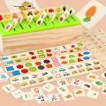 GC Kids Wooden Knowledge Classification Box Shape Matching Number Cognitive Early Educational Toys For Boys Girls. 