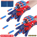 Spiderman Toys for Boy (The Avengers Spiderman Launchers Toy With Glove Action Figure - 5 Web Darts, Plastic Cosplay Launcher Glove, Hero Movie Launcher, Wrist Toy Set, Funny Decoration, Educational Fun).