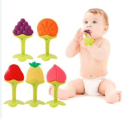 Food%20grade%20Silicone%20Baby%20Teether%20Chew%20Tooth%20Toys%20Newborn%20%20Silicone%20Fruit%20Teether%20%20for%20Baby%20-%20Image%204