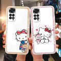 Cute Phone Case For Xiaomi Redmi Note 11 11S 12 Not11 Note12 Pro 4G Girl Kuromi Hello Kitty Anime Silicone Soft TPU Back Cover. 