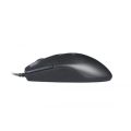 A4TECH OP-730D 2X Double Click Wired Optical Mouse - 1200 DPI High-Precision USB Mouse for Laptop & Desktop - Black.