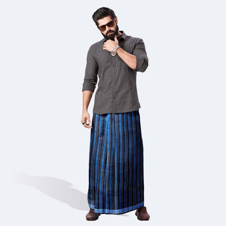 100%25%20Cotton%20lungi%20Multicolor%20-%20Image%203
