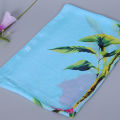 Oimg women fashion long soft wrap shawl rose flower printed sheer chiffon scarf. 