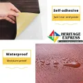 300 x 60 cm Self Adhesive Wood Grain Furniture Stickers PVC Wallpaper cabinets Gloss Film Vinyl Counter Top Decal ( 10x2 feet). 