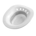Sitz Bath for Toilet Collapsible Seat Sitz Foldable Squat Free Sitz Bath Folding Sitz Reusable Toilet Sitz Bath Tub Hip Basin for Patient Elderly Postpartum Care Wounds Hemorrhoids Pregnant Woman Perineal Care. 