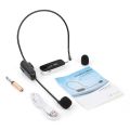 2 IN 1 Handheld UHF Wireless Microphone Headset Professional Head-Wear Mic 30M Range for Teaching Voice Amplifier Stage Speakers. 