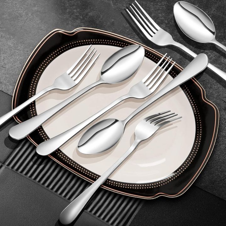 Premium%2012-Piece%20Stainless%20Steel%20Spoon%20&%20Fork%20Set%20-%206%20Tea%20Spoons%20+%206%20Fork%20Spoons%20-%20Image%202