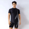 Jiyang swimsuit men's swim trunks 22 new short sleeve five-point pants full body suit hot spring men's swimsuit teen. 