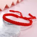 Lucky Red Thread Braided Bracelet Tibetan Buddha Bracelets Bangles Handmade Knots Woven Ethnic Rope Couple Jewelry Birthday Gift.