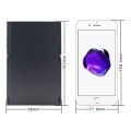 B033 Mini Wireless Keyboard Bluetooth Touchpad Portable Magnetic Triple Folding Keyboard for Windows Android IOS iPad Phone.