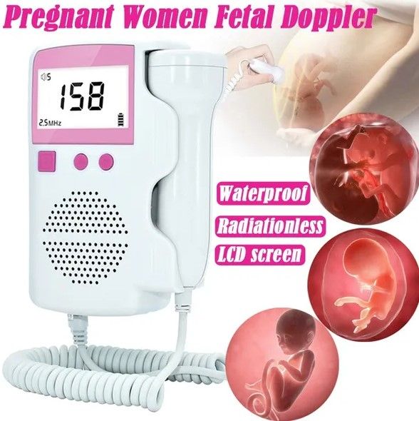 Ultrasound Doppler Fetal Heart Rate Monitor Home Fetal Heart Rate Monitor Stethoscope Fetal Heart Rate Monitor