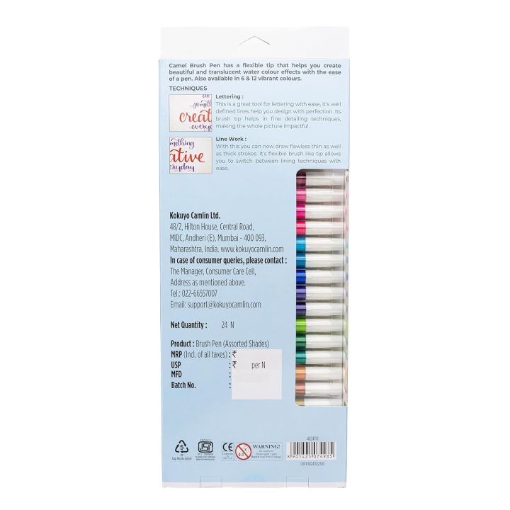 Camlin%20Multicolor%20Brush%20Pens%2024%20Shades%20-%20Image%203