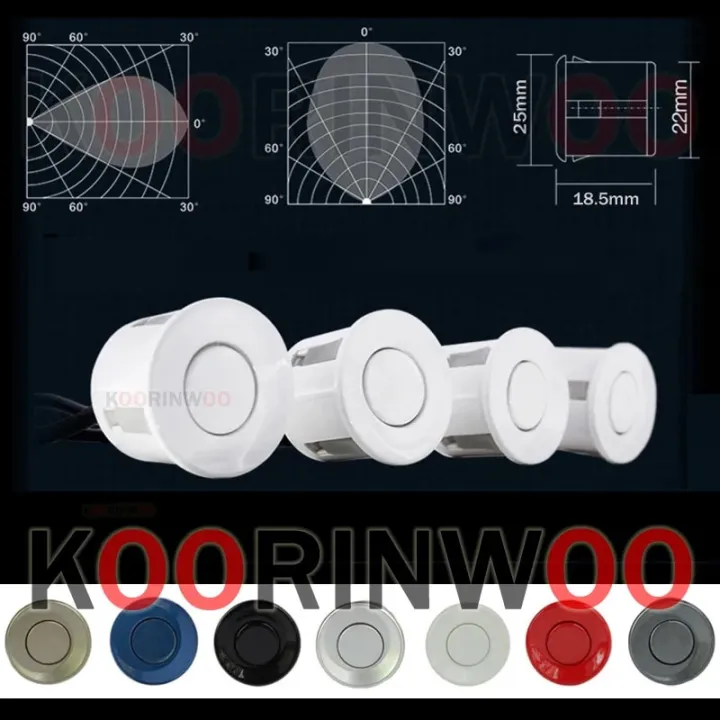 Option%202-Red%20Sensors-Koorinwoo%20LCD%20Screen%20Parktronics%208/4%20For%20Cars%20Parking%20Sensors%20HD%20System%2022MM%20Camera%20With%20Radar%20Detector%20Full%20Kit%20For%20Android%20DVD%20-%20Image%203