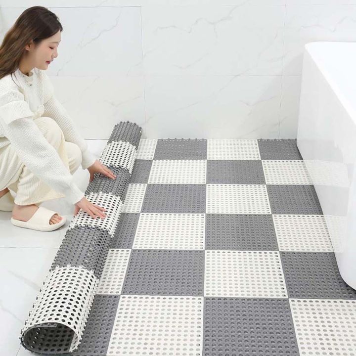 Splicing Non Slip Floor Mat Shower Room Bathroom Foot Pad Bathroom