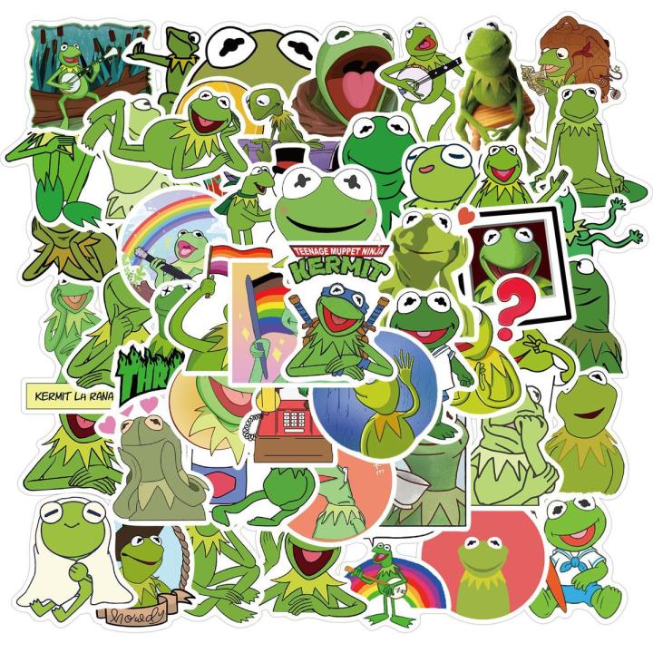 【3C VictoryEagle】50pcs/pack Frog PEPE Graffiti Stickers For Gift Bicycle Computer Notebook Car Children's Toy
