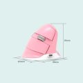 (COD) DELUX M618Mini Colorful Wireless Luminous Vertical Mouse Bluetooth Rechargeable Vertical Mouse. 