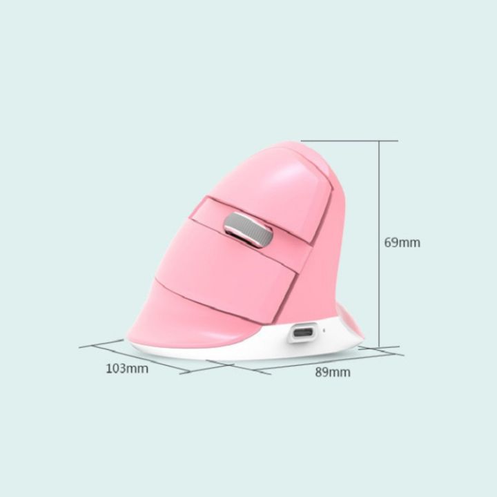 (COD)%20DELUX%20M618Mini%20Colorful%20Wireless%20Luminous%20Vertical%20Mouse%20Bluetooth%20Rechargeable%20Vertical%20Mouse%20-%20Image%204