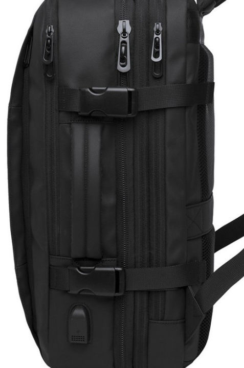 BANGE%20BG1908D%20Large%20Capacity%20Expandable%20Multi-Purpose%20Business%20&%20Travel%20Backpack%20Laptop%20Bag%20for%2017.3inch(Black)%20-%20Image%204