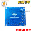 Mini Router UPS Board 40W Battery Charger Board 11.1V 40 Watt. 