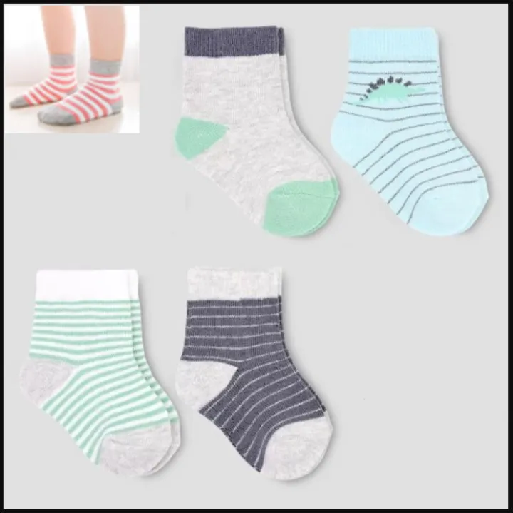 Carter's%20Baby%20Sock%20Anti-Slip%20Socks%20for%20Baby%20(Boy/Girl)%20-%204Pair%20-%20Image%207