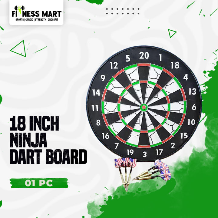 18 inch dart board - NINJA - N6356 - FITNESS MART