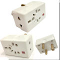 Power Socket AC 250V 16A 2 Pin Power Plug To 3 Way 5 Point Socket Converter With LED Indicator Electrical Multi Socket Plug Adapter Travel Adapter. 