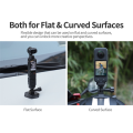 Base Mount for ACTION 4/ GO3 Flexible Adhesive Base for Curved Helmet Mounts Durable Easy to Use.