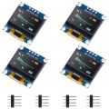 4Pcs OLED Display Module I2C IIC 128x64 0.96 Inch Display Module SSD1315 for Arduino UNO R3 STM with Pins. 