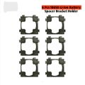 6 PCS 18650 Li-ion Battery Spacer Bracket Holder Black.
