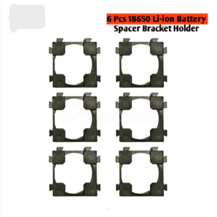 6%20PCS%2018650%20Li-ion%20Battery%20Spacer%20Bracket%20Holder%20Black%20-%20Image%203