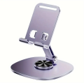 360 Rotating Metal Aluminum Alloy Phone Holder Stand Adjustable Universal Table Tablet Phone Stand. 