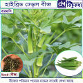 ঢেড়স বীজ - 35+ pcs Hybrid Okra/Dheros Seed For All Season পিস বীজ হাইব্রিড জাত বারোমাসি. 