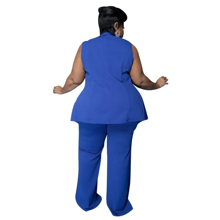 Pure%20color%20slim%20plus%20size%20women%20set%20%20OL%20three-piece%20summer%20suit%20straight%20loose%20long%20pants%20outfit%20trendy%20wholesale%20drop%20sping%20-%20Image%204