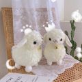 Cute little wool fleece toy sheep doll 8 inch grab machine doll children's birthday gift wedding companion gift. 