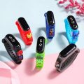 Super Hero Cartoon Kids Waterproof Touch Screen LED Silicone Digital Girls and Boys Wrist Sports Baby Watch. 