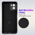 Vivo Y15s / Vivo Y01 / Vivo Y15A Silicone Matte Flexible Soft Phone Case - Black - Phone Back Cover.