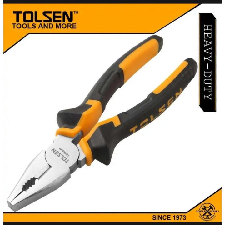 Tolsen 8" inch Combination pliers industrial quality professional tools
