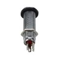 1x 1/4 Inch Chrome Cylinder Flush Mount Jack & A1347 1 Piece Guitar Bass End Pin Output Jack 1/4 Inch Mono or Stereo.