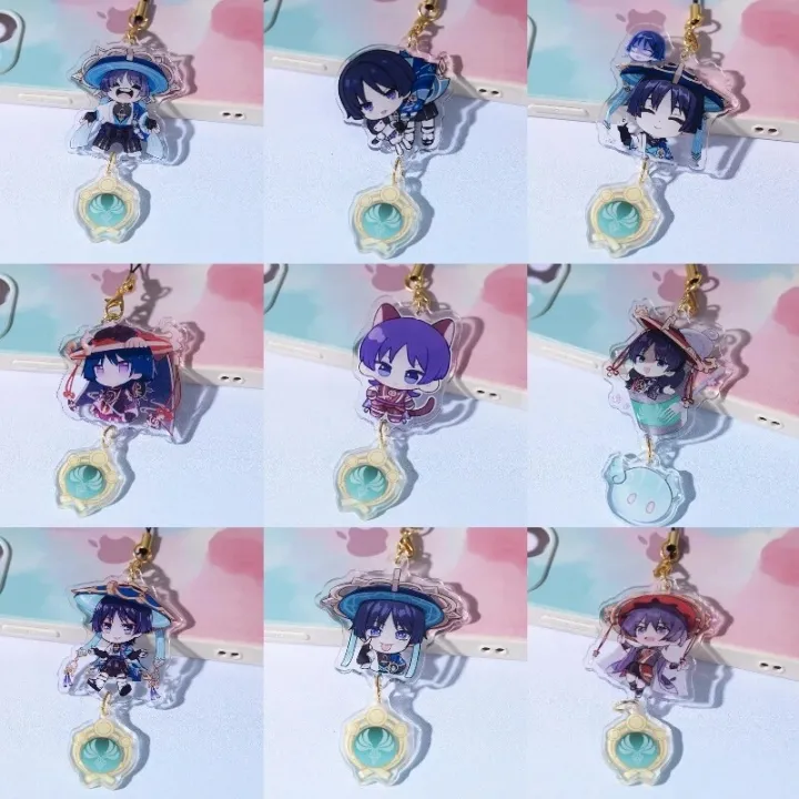 Genshin%20Impact%2017%20Styles%20Wanderer%20Scaramouche%20Acrylic%20Keychain%20For%20IPhone/Xiaomi/Huawei%20Mobile%20Phone%20Case%20Key%20Chain%20Cover%20Hang%20-%20Image%202