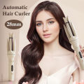 Automatic Hair Curler 28mm Negative Ions Electric Ceramic Curling Hair Stick Rotating Curl Waves Anti-Tangle Curling Iron Styler. 