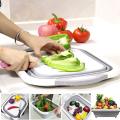 Domo Secret Chopping Board Folding Drain Basket Multifunction. 